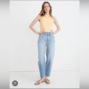 Madewell baggy tapered dark wash jean 29